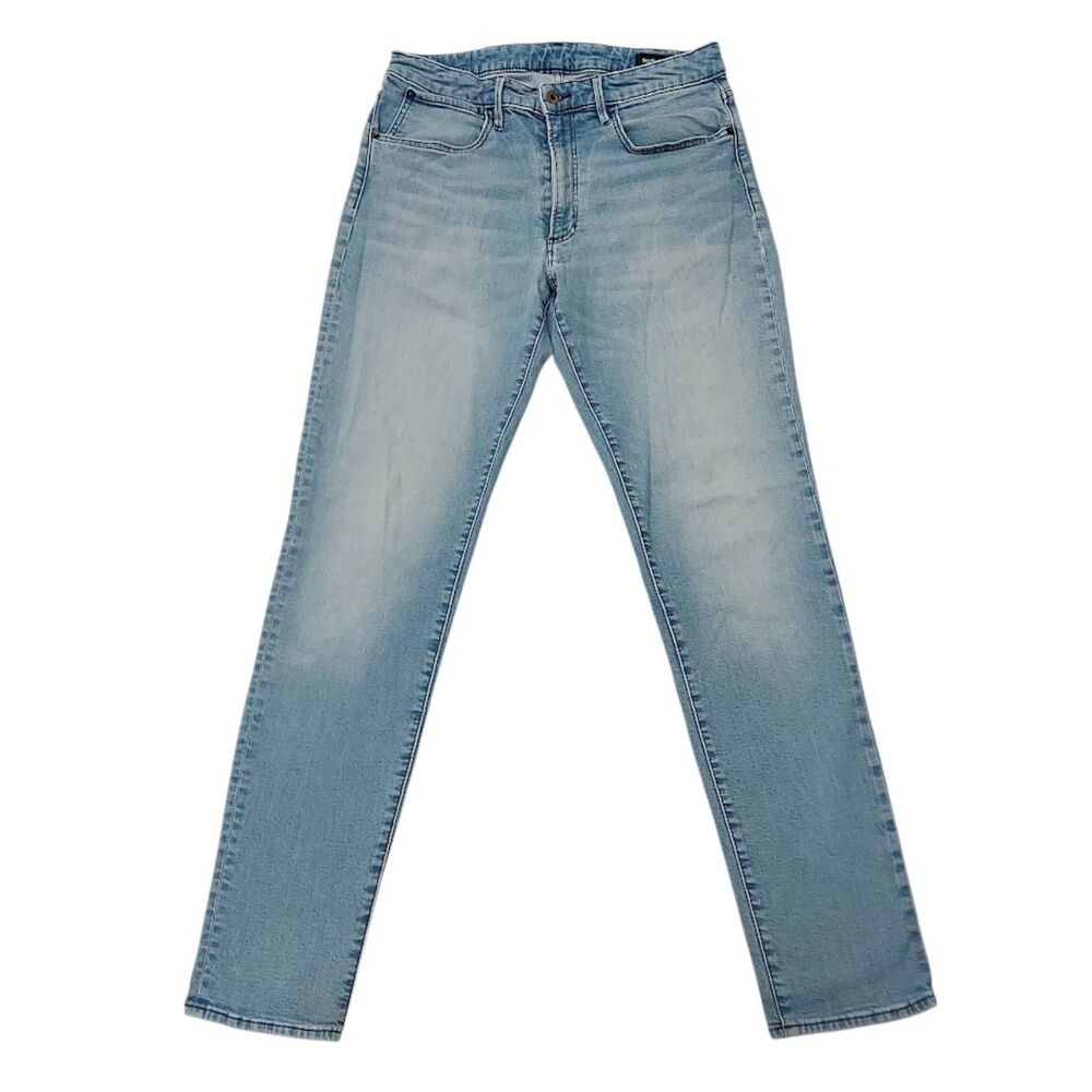 Bonobos Premium Stretch Jeans Men 34x32 Light Wash Blue Athletic Fit Flexible